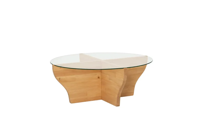 Amphora Sofabord 92 cm, Teak