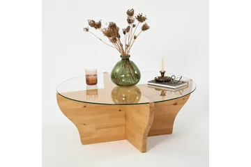 Amphora Sofabord 92 cm - Teak - Møbler - Bord - Sofabord & salongbord