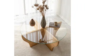 Amphora Sofabord 92 cm - Teak - Møbler - Bord - Sofabord & salongbord