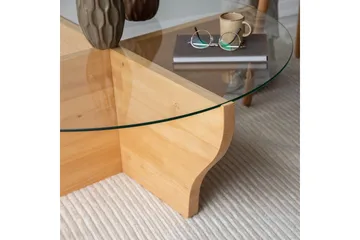 Amphora Sofabord 92 cm - Teak - Møbler - Bord - Sofabord & salongbord