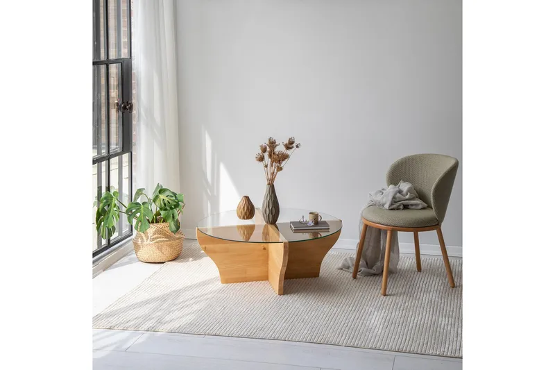 Amphora Sofabord 92 cm - Teak - Møbler - Bord - Sofabord & salongbord