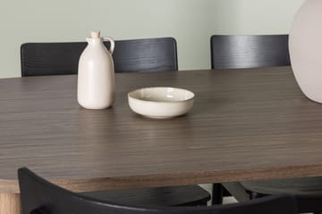 Andy Spisebord 180x90 cm Brun med 4 Montros Spisestoler - Møbler - Bord - Spisegruppe