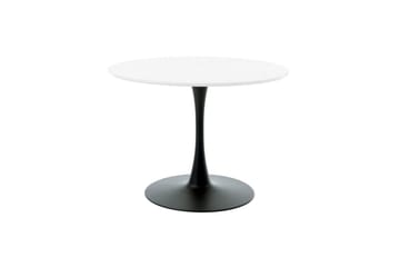 Ankar Spisebord 100 cm Rundt - Hvit - Møbler - Bord - Spisebord & kjøkkenbord
