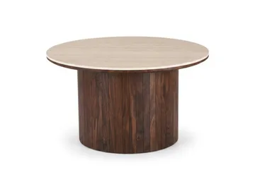 Arvo Salongbord Rundt 80 cm - Valnøtt - Møbler - Bord - Sofabord & salongbord