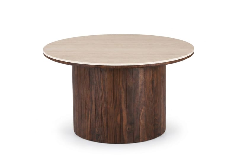 Arvo Salongbord Rundt 80 cm - Valnøtt - Møbler - Bord - Sofabord & salongbord
