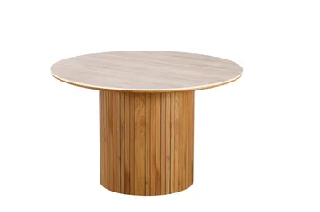 Arvo spisebord rundt 120 cm - Eik - Møbler - Bord - Spisebord & kjøkkenbord