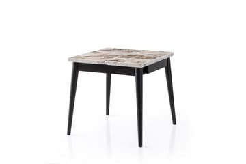 Asillo Spisebord 80 cm Kvadratisk - Hvit Marmor - Møbler - Bord - Spisebord & kjøkkenbord
