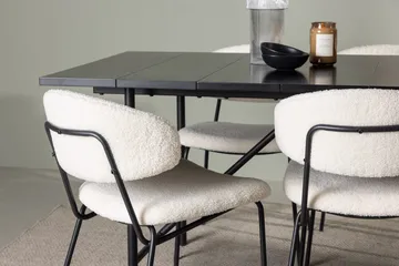 Astrid spisebord 90 cm med 6 Chico spisestoler - Møbler - Bord - Spisegruppe