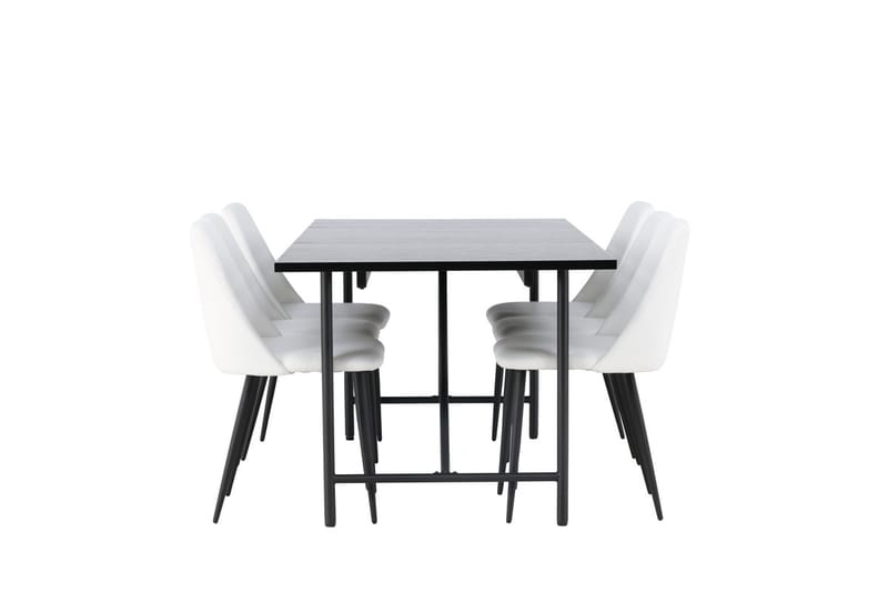 Astrid spisebord 90 cm med 6 Night spisestoler - Møbler - Bord - Spisegruppe