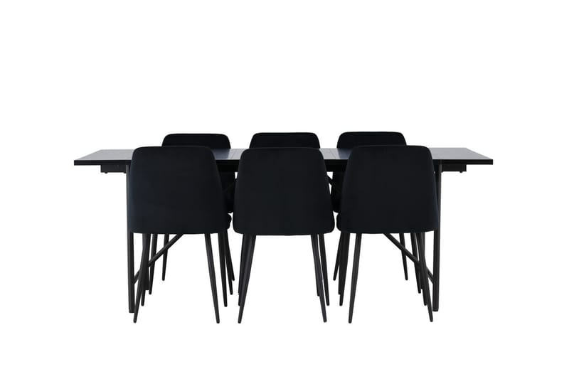 Astrid spisebord 90 cm med 6 Night spisestoler - Møbler - Bord - Spisegruppe