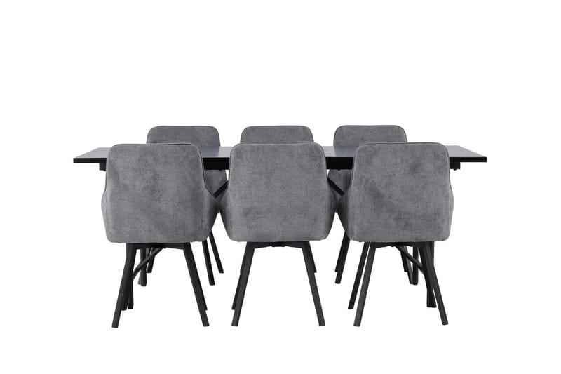 Astrid spisebord 90 cm med 6 Rosie spisestoler - Møbler - Bord - Spisegruppe