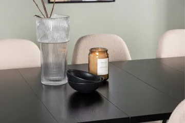 Astrid Spisegruppe 200 cm Rektangulær med 6 Polar Stoler - Beige - Møbler - Bord - Spisegruppe