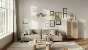 Asymmetrisk Sofabord Uppveda Travertin Utseende 130x70 cm - Beige - Møbler - Bord - Sofabord & salongbord