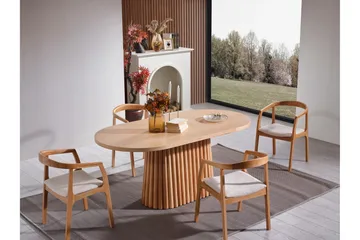 Atlantis Spisebord 170 cm Oval - Natur - Møbler - Bord - Spisebord & kjøkkenbord