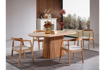 Atlantis Spisebord 170 cm Oval - Natur - Møbler - Bord - Spisebord & kjøkkenbord