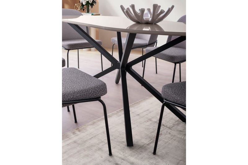 Aura Spisebord 180 cm Rektangulært - Brun - Møbler - Bord - Spisebord & kjøkkenbord