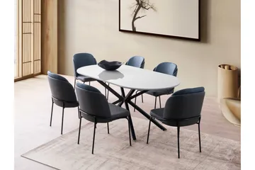 Aura Spisebord 180 cm Rektangulært - Lys grå - Møbler - Bord - Spisebord & kjøkkenbord