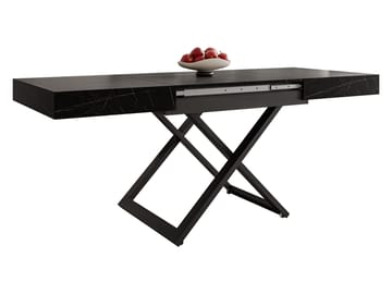 Avendi sofabord 120 cm - Gull, svart marmor - Møbler - Bord - Sofabord & salongbord