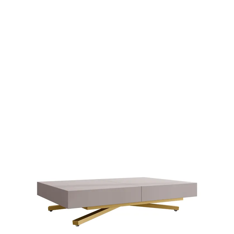 Avendi sofabord 120 cm, Gull/beige
