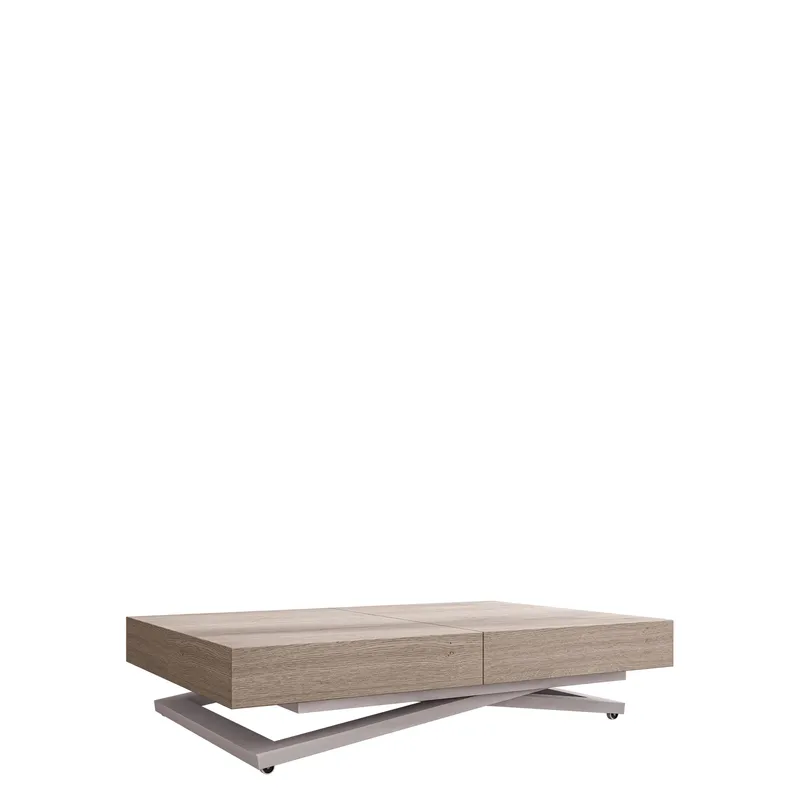 Avendi sofabord 120 cm - Sølv, lysebrun - Møbler - Bord - Sofabord & salongbord