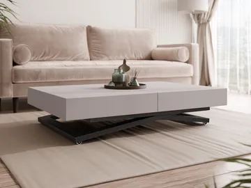 Avendi sofabord 120 cm - Svart, beige - Møbler - Bord - Sofabord & salongbord