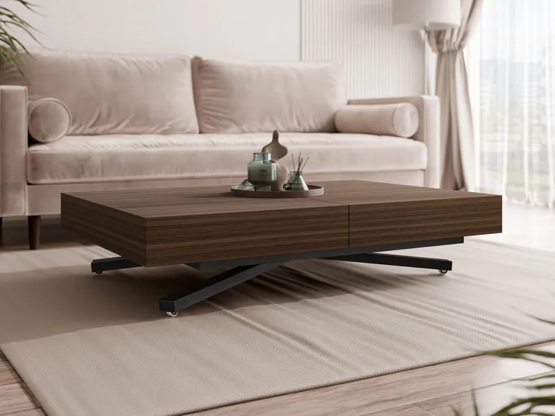 Avendi sofabord 120 cm - Svart, brun - Møbler - Bord - Sofabord & salongbord