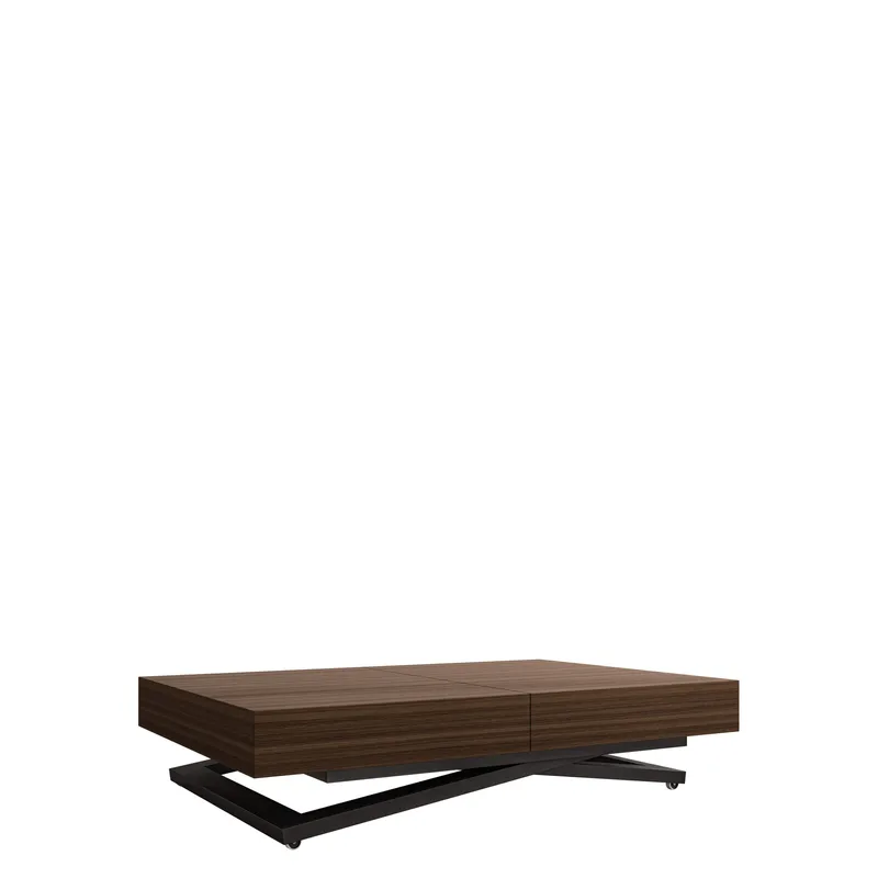 Avendi uttrekkbart sofabord 200 cm, svart, brun