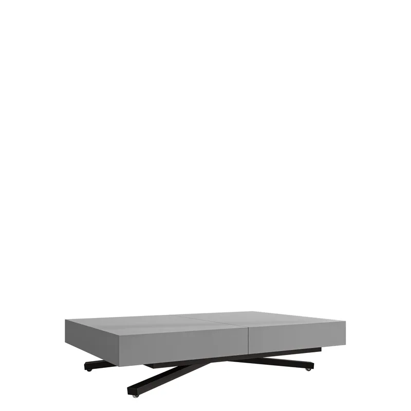 Avendi uttrekkbart sofabord 200 cm, svart, grå