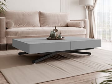 Avendi uttrekkbart sofabord 200 cm - svart, grå - Møbler - Bord - Sofabord & salongbord