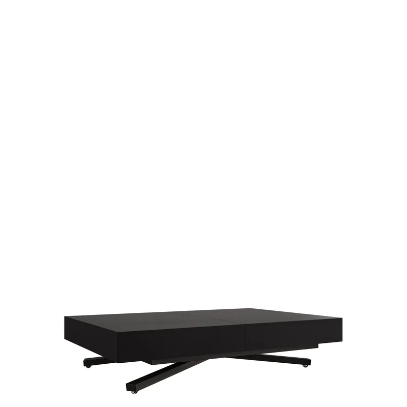 Avendi uttrekkbart sofabord 200 cm - svart - Møbler - Bord - Sofabord & salongbord
