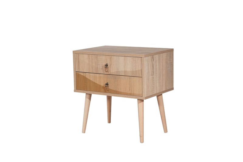 Bertoaria Nattbord 60x40 cm Brun, Hanah Home