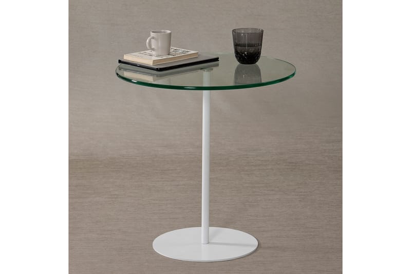 Chill-Out Sidebord 50x50 cm Hvit - Hanah Home - Møbler - Bord - Avlastningsbord & sidobord - Brettbord og småbord