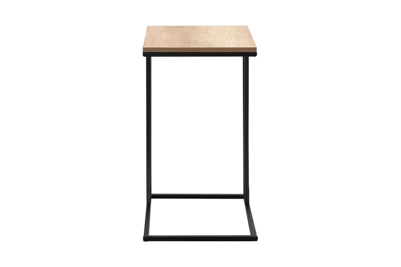 Ajmit Sidebord 50x62 cm Brun/Svart - Hanah Home - Møbler - Bord - Avlastningsbord & sidobord - Brettbord og småbord