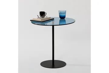 Chill-Out Sidebord 50x50 cm Svart/Blå - Hanah Home - Møbler - Bord - Avlastningsbord & sidobord - Brettbord og småbord