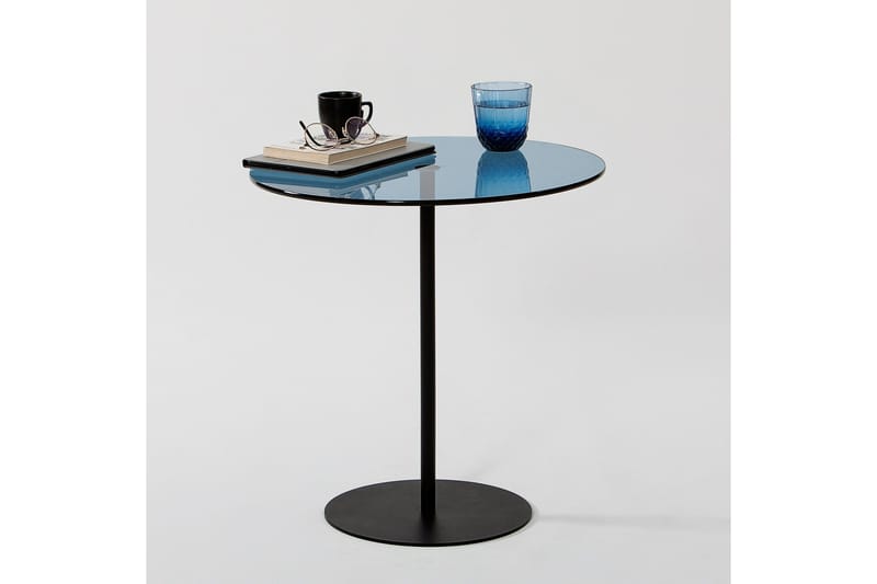 Chill-Out Sidebord 50x50 cm Svart/Blå - Hanah Home - Møbler - Bord - Avlastningsbord & sidobord - Brettbord og småbord