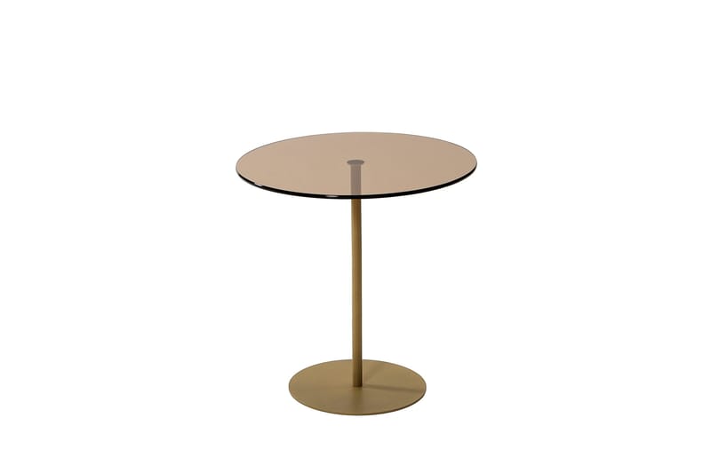 Chill-Out Sidebord 50x50 cm Gull/Bronse - Hanah Home - Møbler - Bord - Avlastningsbord & sidobord - Brettbord og småbord