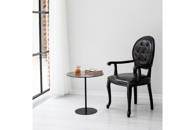 Chill-Out Sidebord 50x50 cm Svart/Bronse - Hanah Home - Møbler - Bord - Avlastningsbord & sidobord - Brettbord og småbord