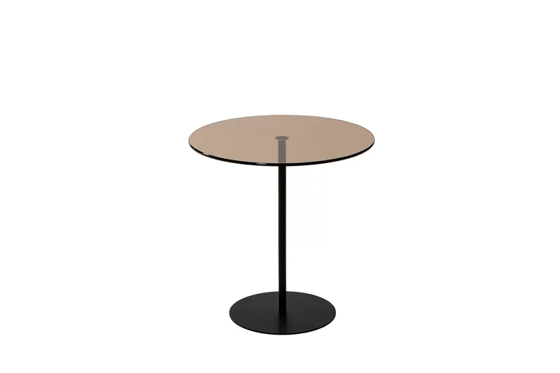 Chill-Out Sidebord 50x50 cm Svart/Bronse, Hanah Home