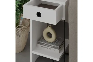 Sirius Nattbord 32x30 cm Hvit - Hanah Home - Møbler - Bord - Avlastningsbord & sidobord - Sengebord & nattbord