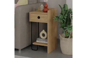 Sirius Nattbord 32x30 cm Lysbrun - Hanah Home - Møbler - Bord - Avlastningsbord & sidobord - Sengebord & nattbord