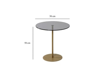 Chill-Out Sidebord 50x50 cm Gull/Mørkgrå - Hanah Home - Møbler - Bord - Avlastningsbord & sidobord - Brettbord og småbord