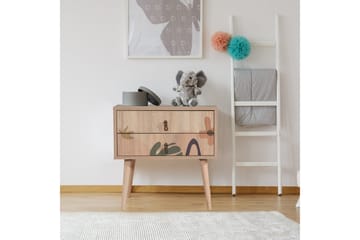 Bertoaria Nattbord 60x40 cm Brun - Hanah Home - Møbler - Bord - Avlastningsbord & sidobord - Sengebord & nattbord