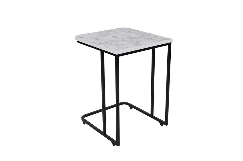 Nagako Sett med Bord Hvit/Svart - Hanah Home - Møbler - Bord - Avlastningsbord & sidobord - Settbord