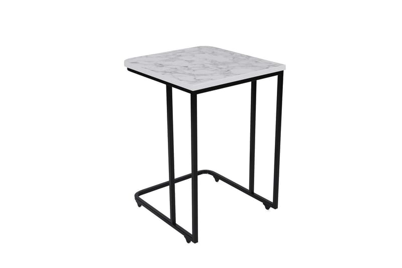 Nagako Sett med Bord Hvit/Svart - Hanah Home - Møbler - Bord - Avlastningsbord & sidobord - Settbord
