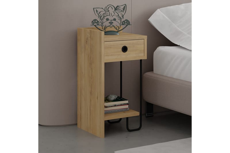 Sirius Nattbord 32x30 cm Lysbrun - Hanah Home - Møbler - Bord - Avlastningsbord & sidobord - Sengebord & nattbord
