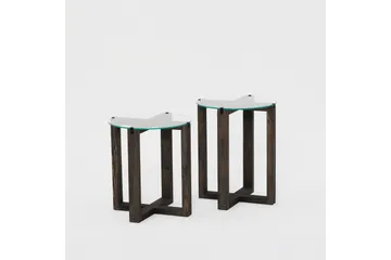 Liepene Sidebord 45x40 cm Svart - Hanah Home - Møbler - Bord - Avlastningsbord & sidobord - Brettbord og småbord