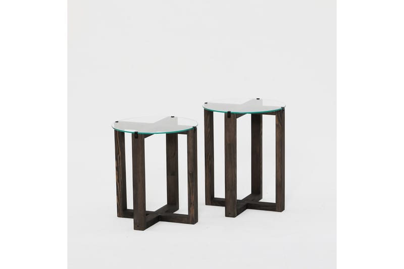 Liepene Sidebord 45x40 cm Svart, Hanah Home