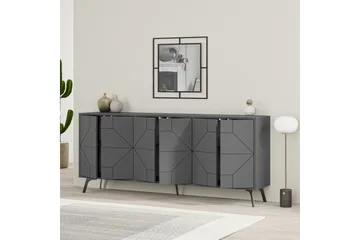 Dune Konsollbord 183,8x77,4 cm Antrasitt - Hanah Home - Møbler - Bord - Avlastningsbord & sidobord - Konsollbord & gangbord