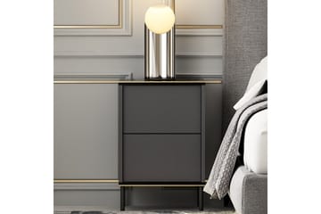 Imaj Nattbord 40x35 cm Antrasitt - Hanah Home - Møbler - Bord - Avlastningsbord & sidobord - Sengebord & nattbord