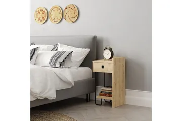 Sirius Nattbord 32x30 cm Lysbrun - Hanah Home - Møbler - Bord - Avlastningsbord & sidobord - Sengebord & nattbord